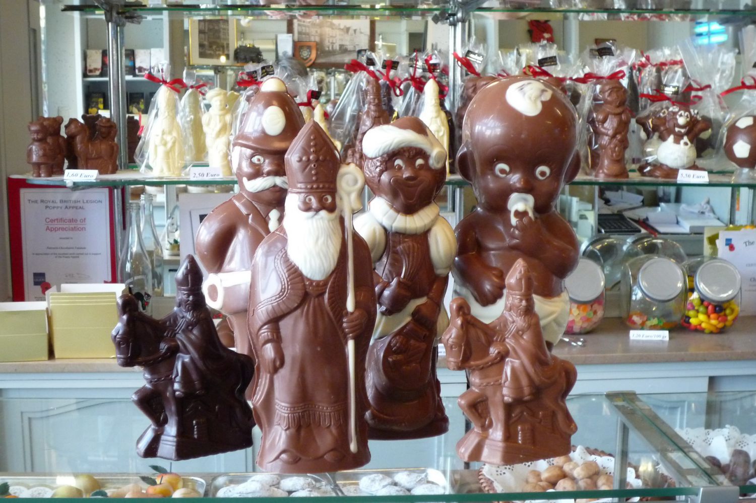 Chocolade voor Sint-Maarten en Sinterklaas